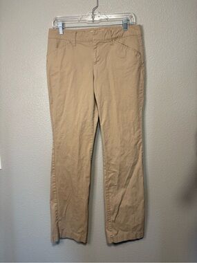 Old Navy Mid-Rise Skinny Straight Khaki Chino Pants Women’s Size 8